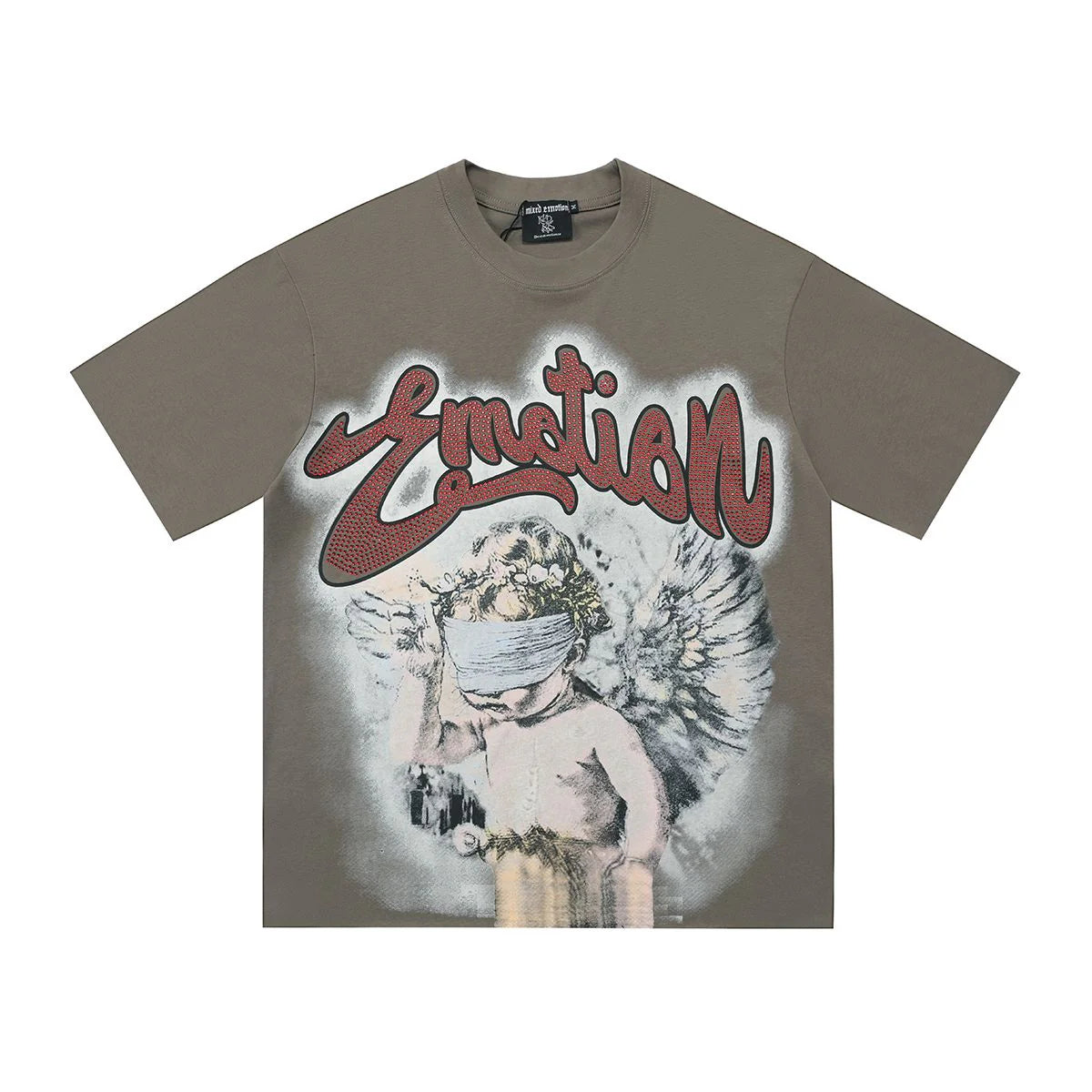 Mixed Emotion Angel Tee (Grey)