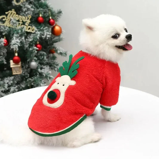 Dog Elf Christmas Costume