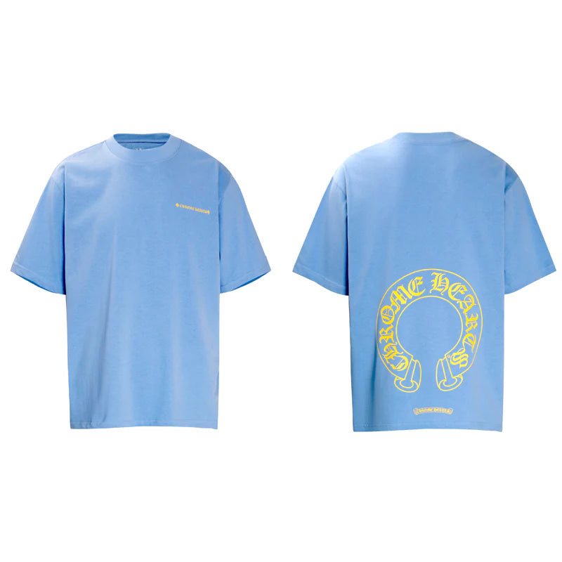 Chrome Hearts Blue and Yellow shirt
